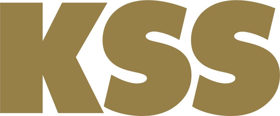 a black and gold logo